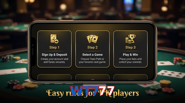 Game list for WT777 game section