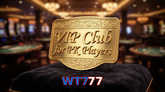 Main screen of WT777 vip page for PK players